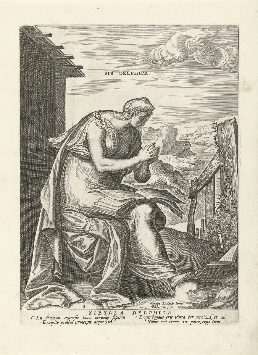 Delfische Sibille by Unknown, print, 1575