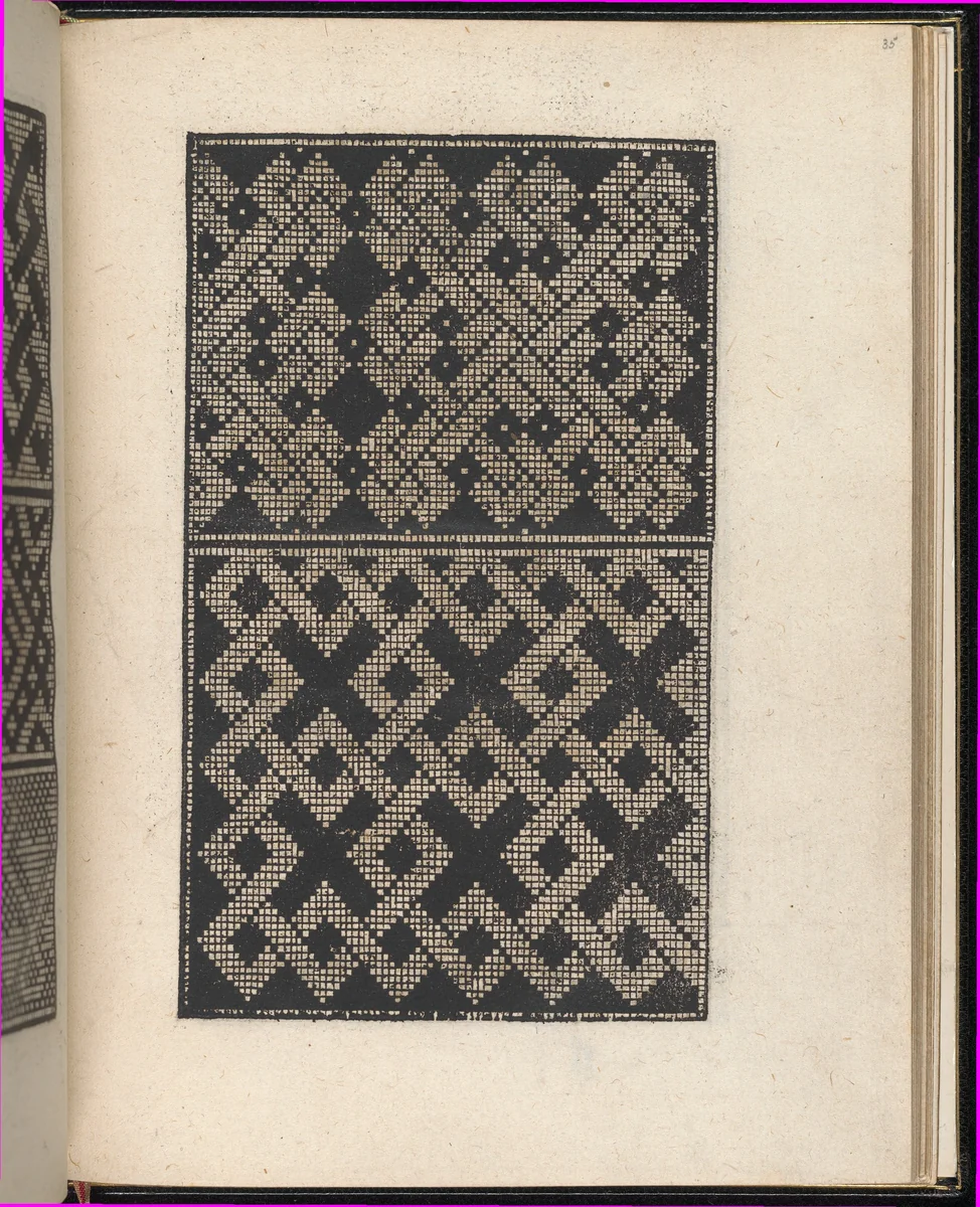 Page from Ein new kunstlich Modelbuch...(Page 35r) by Peter Quentel, book, 1544