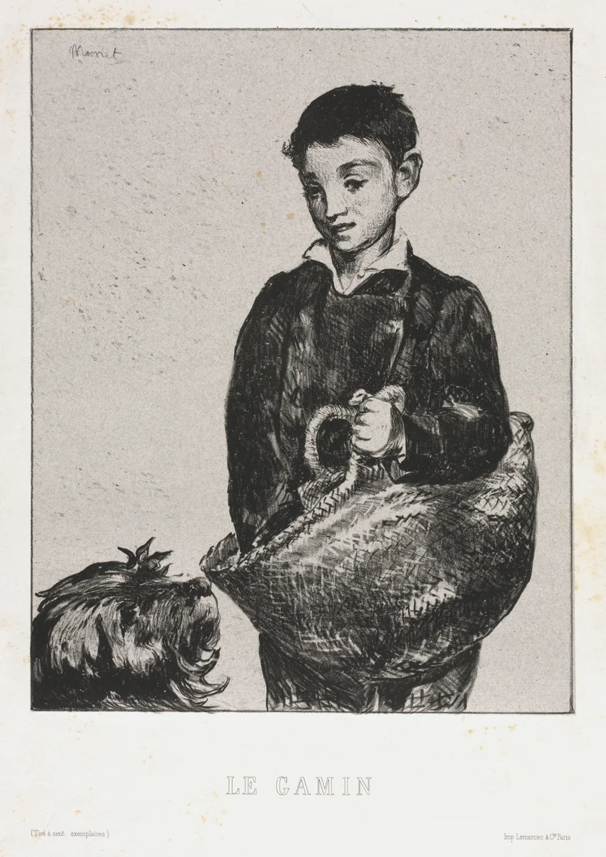 The Urchin by Edouard Manet, print, 1862