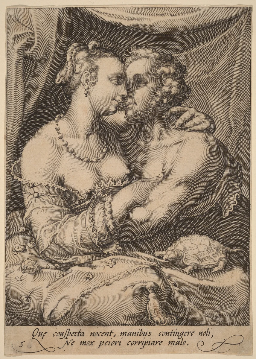 Touch by Jan Pietersz Saenredam; Hendrick Goltzius, print, 1590-1600