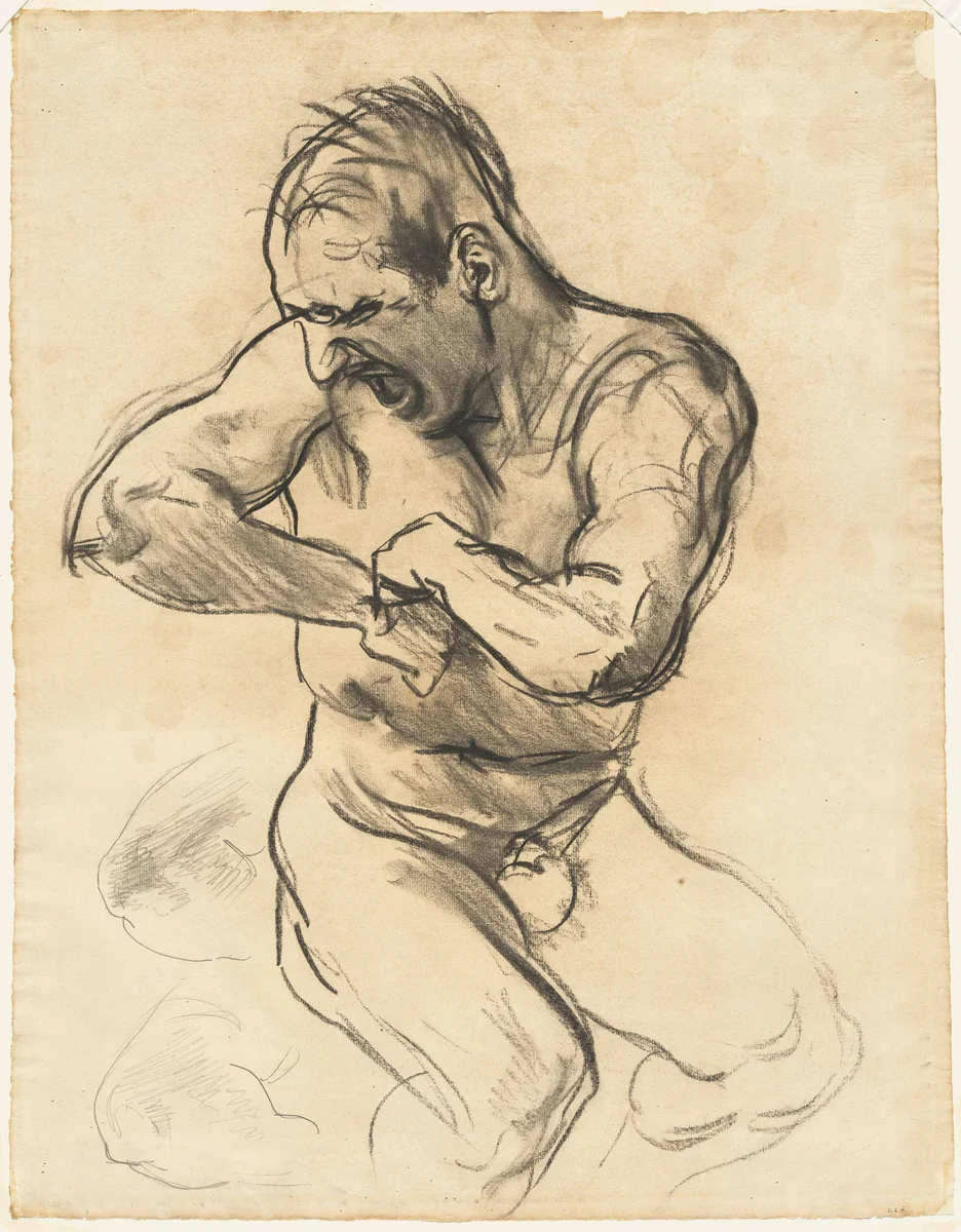 Study for "Hell" by John Singer Sargent, drawing, 1903-1916