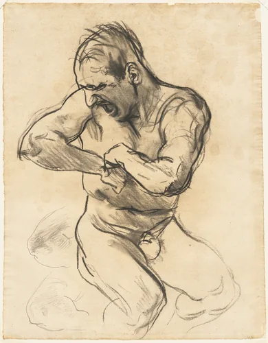 Study for "Hell" by John Singer Sargent, drawing, 1903-1916