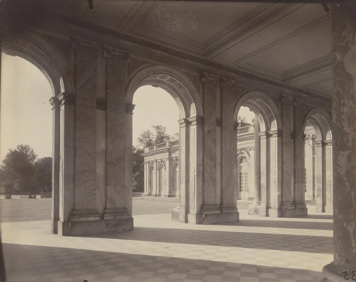 Grand Trianon by Eugène Atget, photograph, 1923