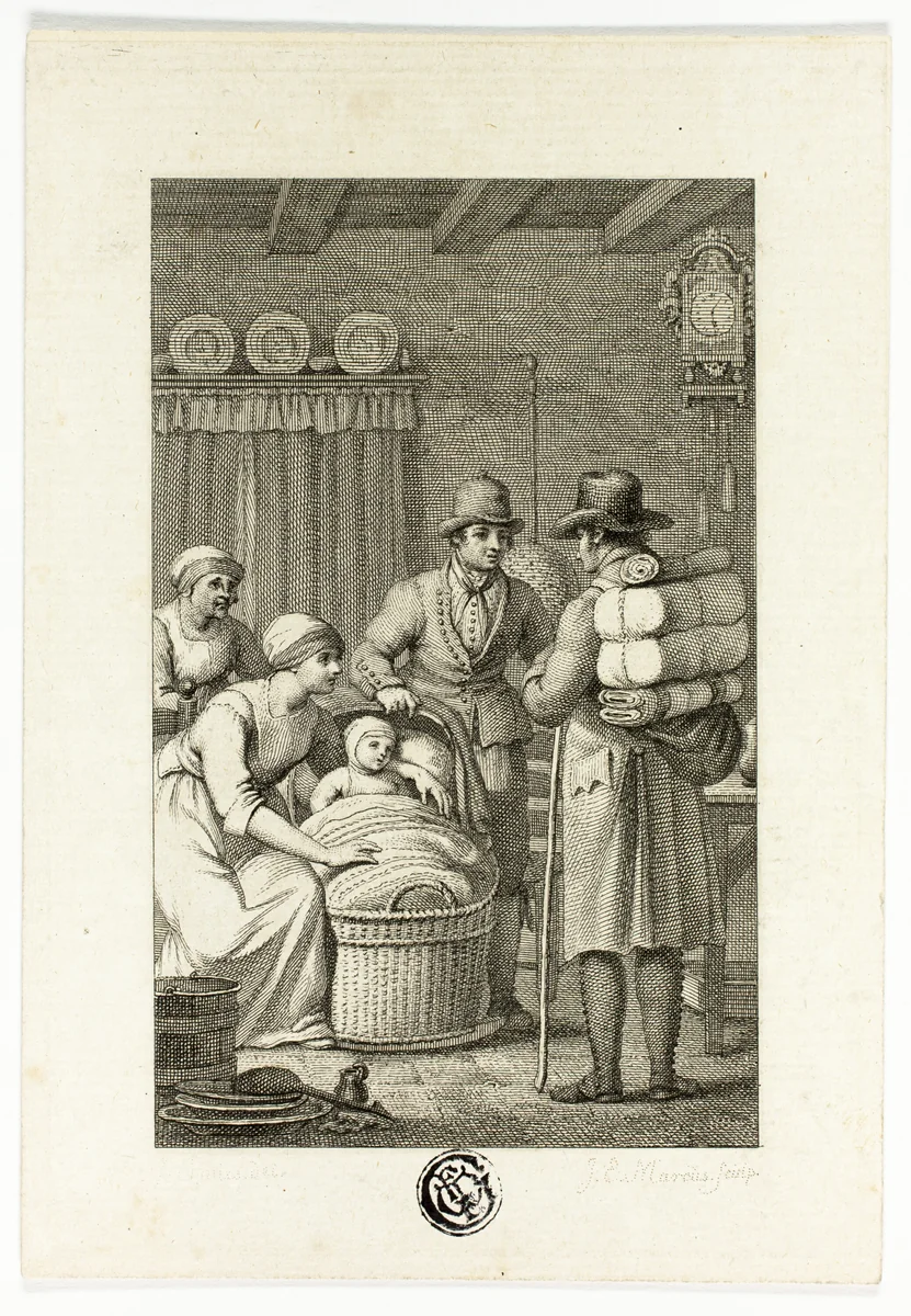 Pathfinder Illustration by Jacob Smies, print, 1784-1833