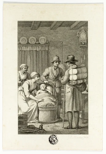 Pathfinder Illustration by Jacob Smies, print, 1784-1833