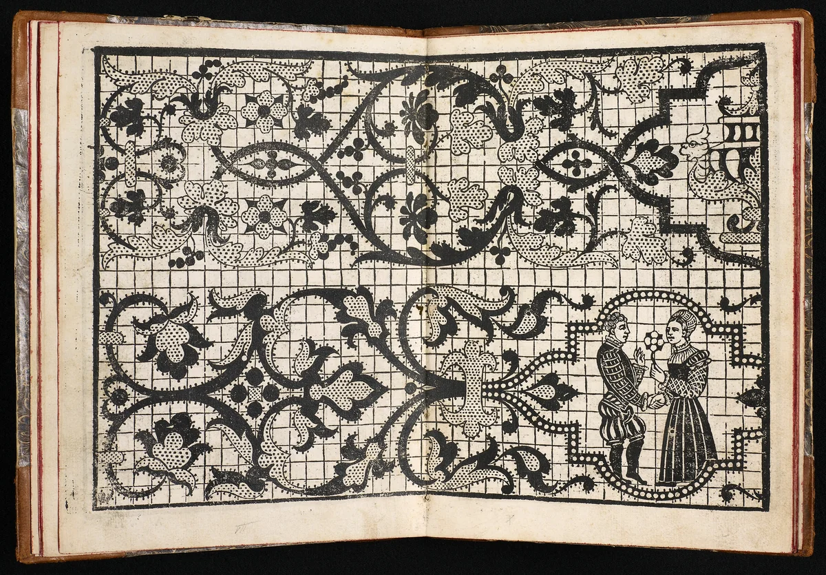 L'Honesto Essempio (The Accurate Example) by Matthio Pagan, textile, 1556