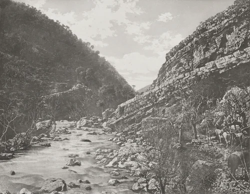 Vallée du Nahr-El-Kelb by Louis Vignes; Charles Nègre, photograph, 1864-1868