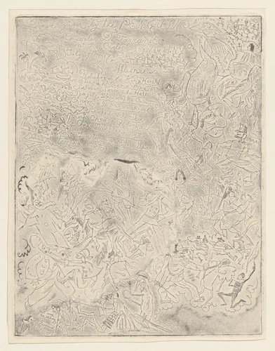 Penguin Dinner Invitation by Jules Pascin, print, 1917