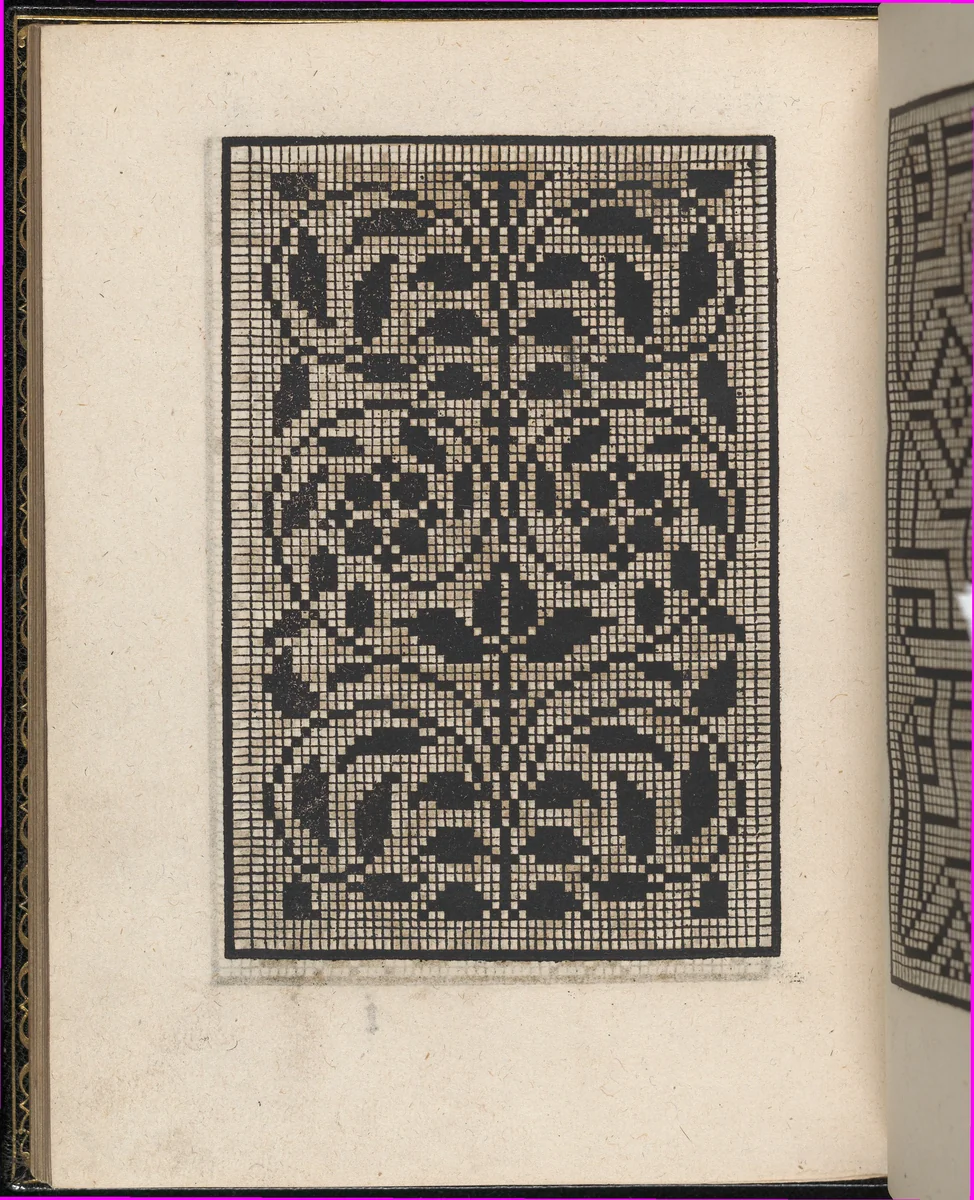 Page from Ein new kunstlich Modelbuch...(Page 40v) by Peter Quentel, book, 1544