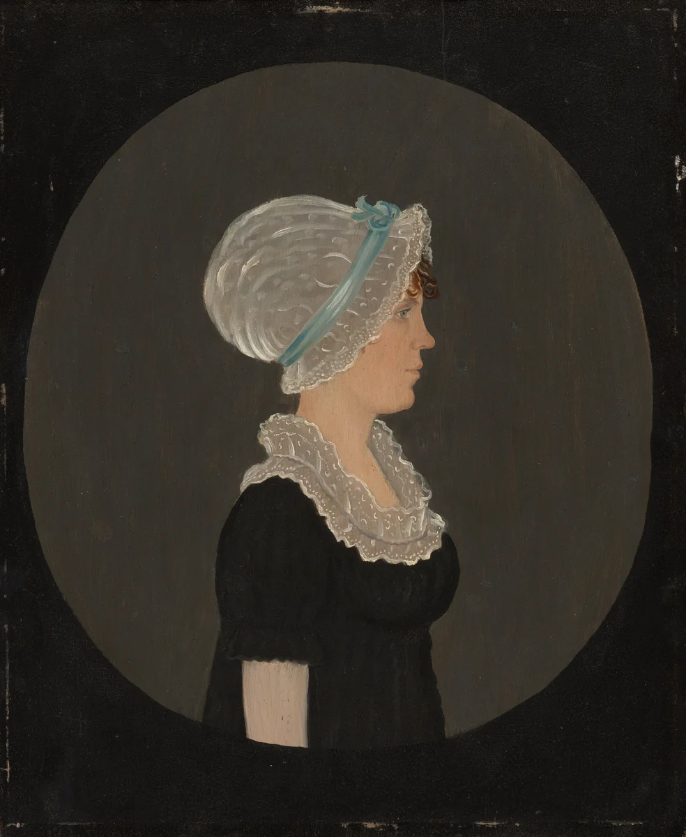 Profile Portrait of a Young Lady by American 19th Century, painting, 1810-1820