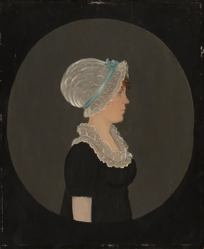 Profile Portrait of a Young Lady by American 19th Century, painting, 1810-1820