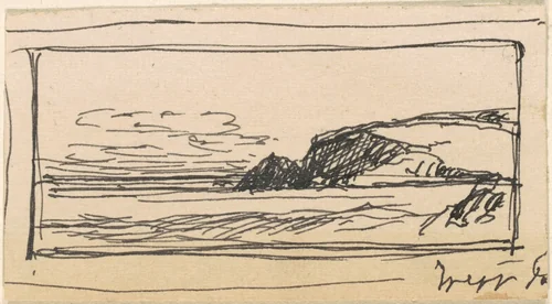 The Coast by Alfred Thompson Bricher, drawing, 1870-1900