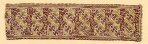 Border by Italy, textile, 1601-1700