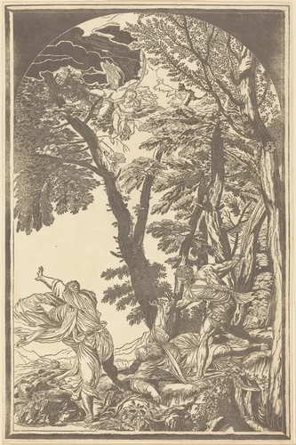 The Death of Saint Peter Martyr by John Baptist Jackson
Titian, print, 1739