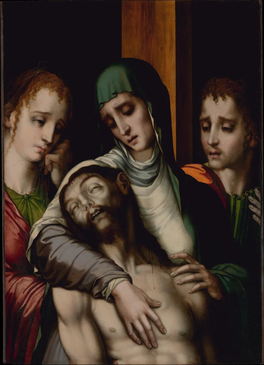 The Lamentation by Luis de Morales, painting, 1555-1565