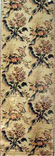 Length of Chiné velvet by Maison Pernon, textile, 1783-1793