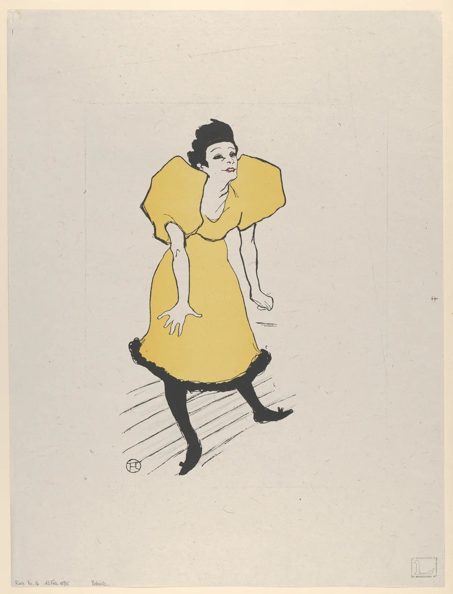 Polaire by Henri de Toulouse-Lautrec, print, 1895
