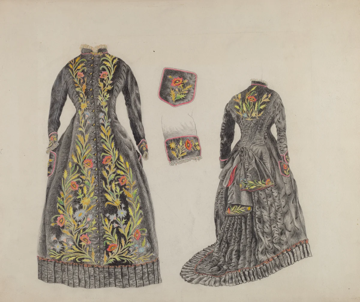 Dress by Joseph L. Boyd, index of american design, 1937