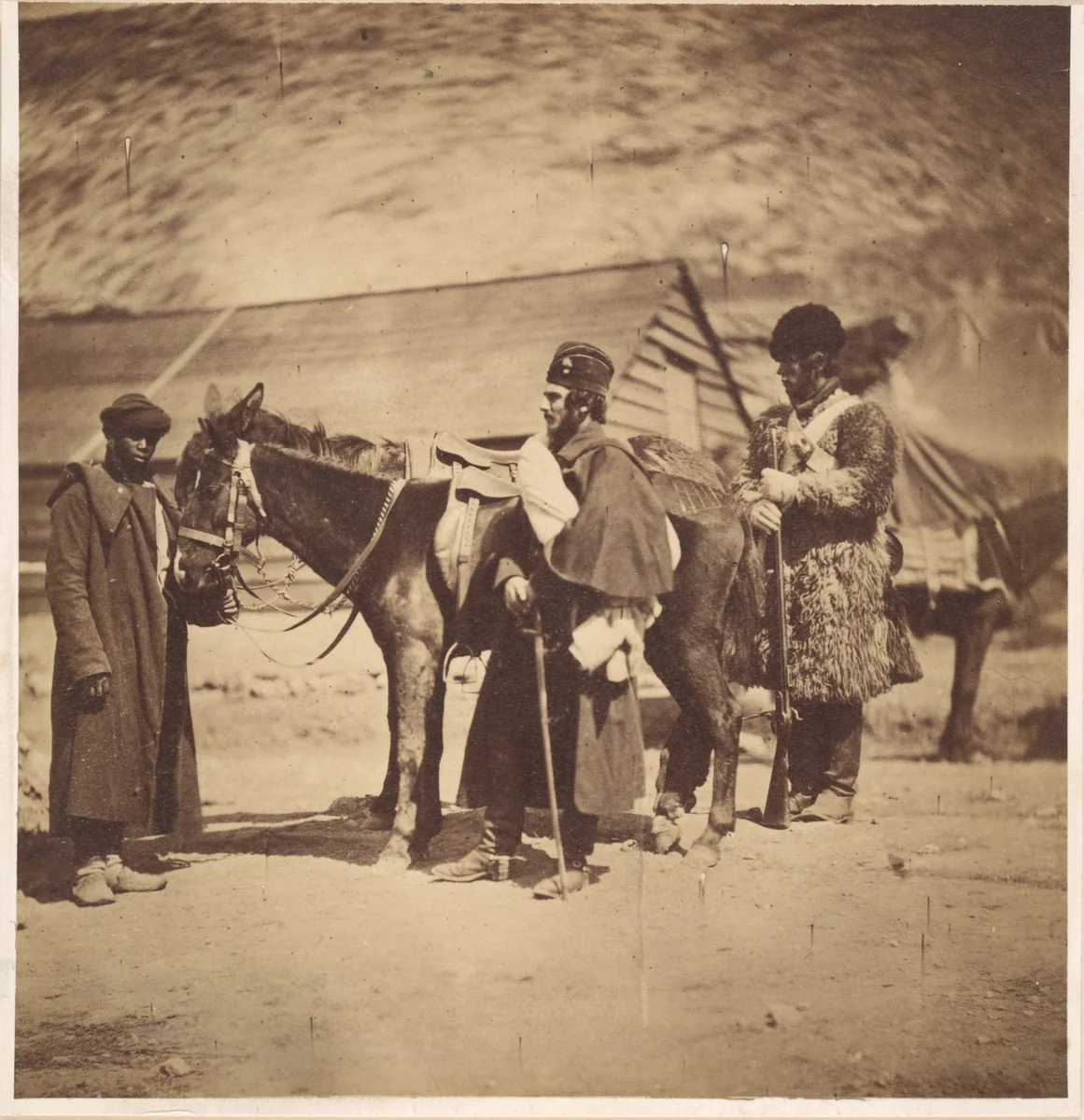 Captain Burnsby of the Grenadier Guards by Roger Fenton, photograph, 1855