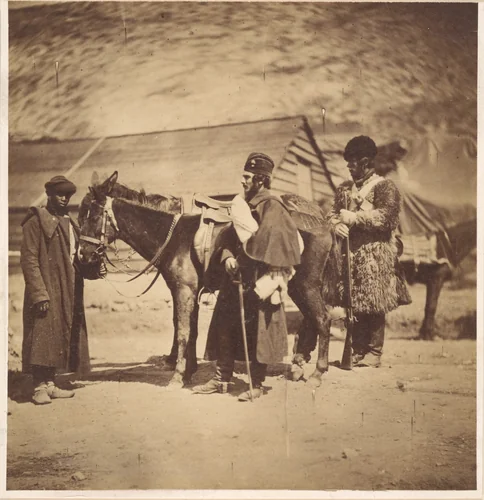 Captain Burnsby of the Grenadier Guards by Roger Fenton, photograph, 1855