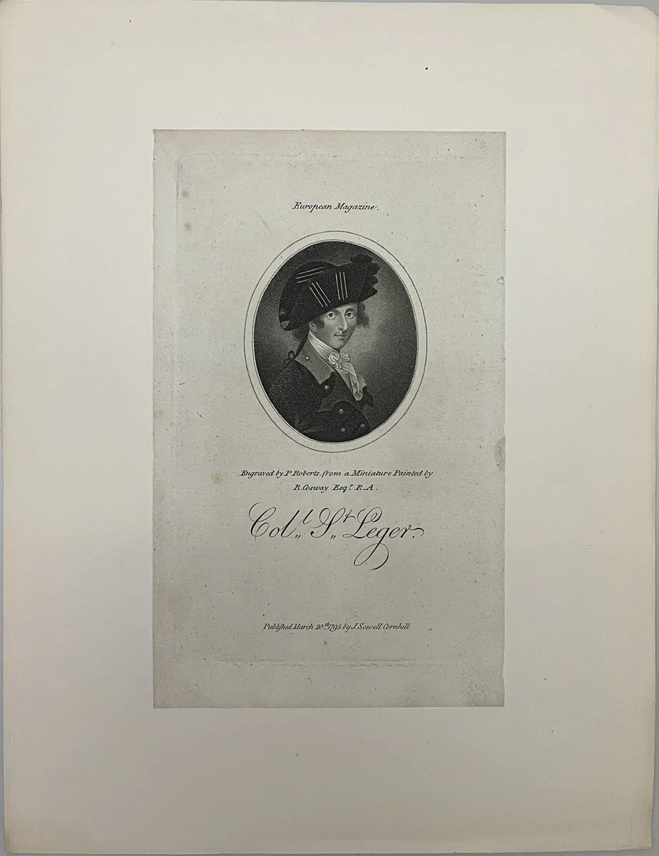 Colonel Saint Leger by Richard Cosway, other, 1795