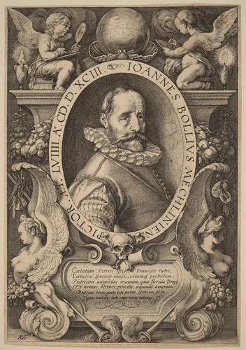 Hans Bol by Hendrick Goltzius, print, 1593