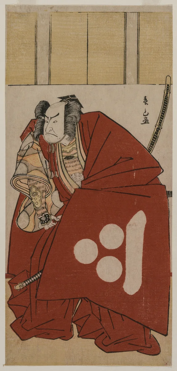 Nakamura Nakazo I as Watanabe no Tsuna by Katsukawa Shunzan, print, 1781