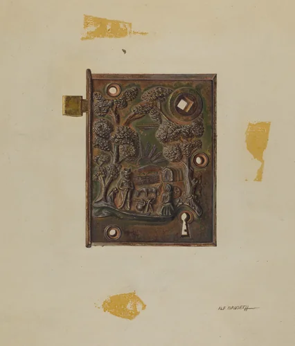 Door Lock by Alf Bruseth, index of american design, 1940