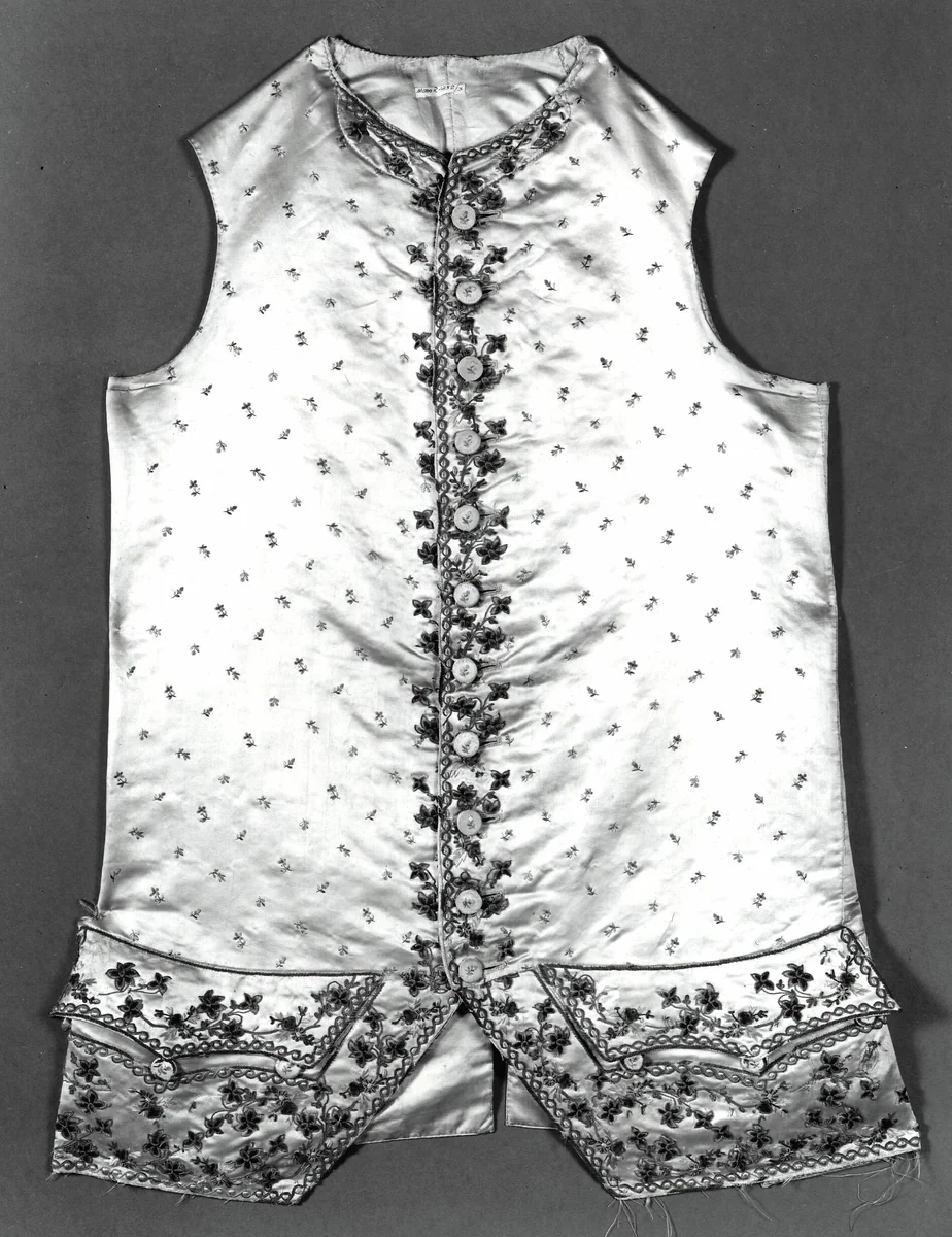 Waistcoat by France, textile, 1701-1800