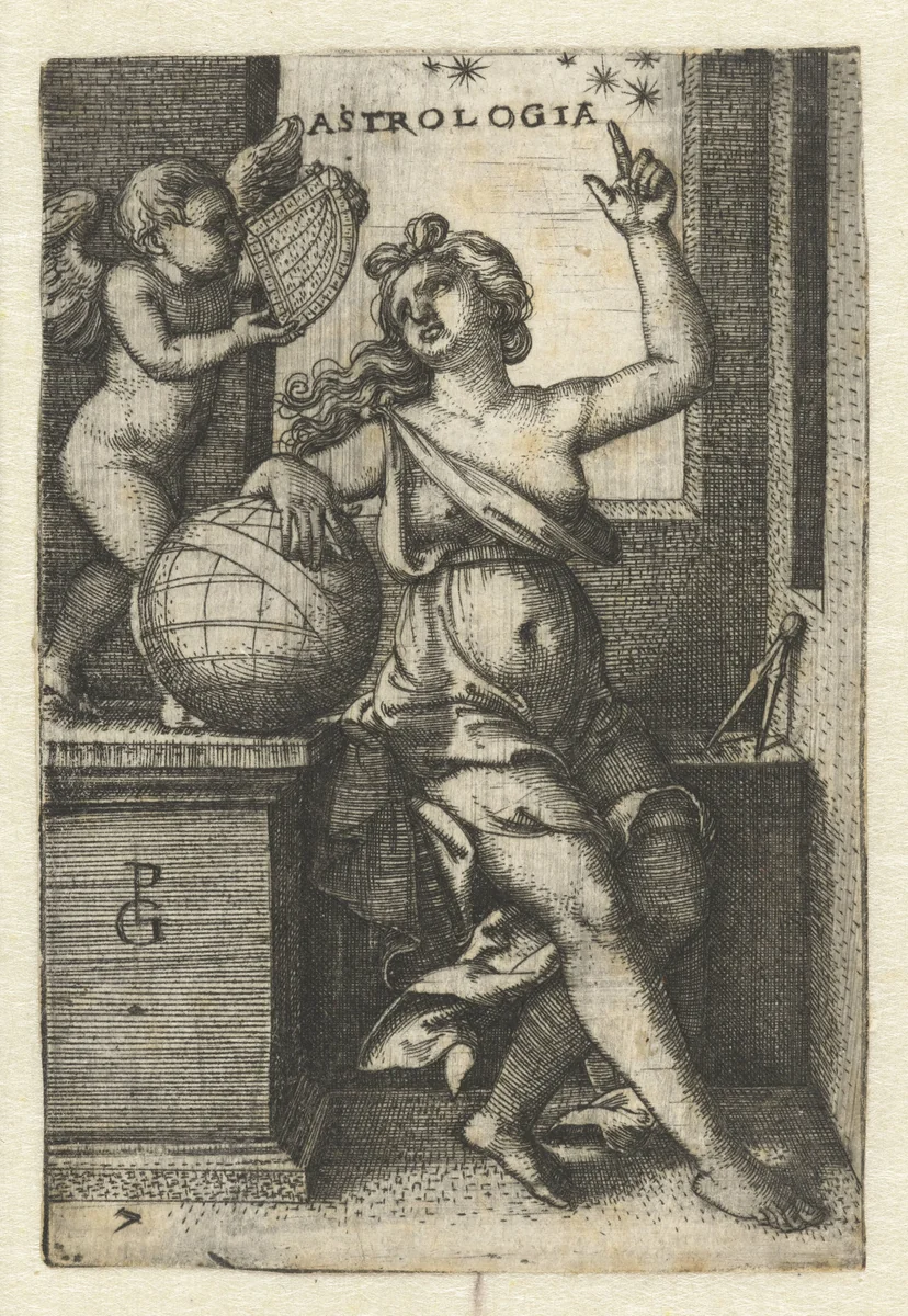 Astronomie by Unknown, print, 1539-1543