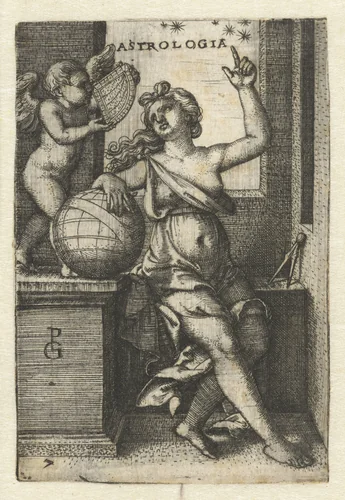 Astronomie by Unknown, print, 1539-1543
