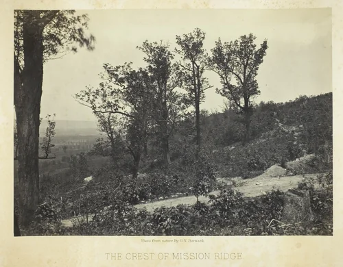 The Crest of Mission Ridge by George Barnard, photograph, 1864-1866