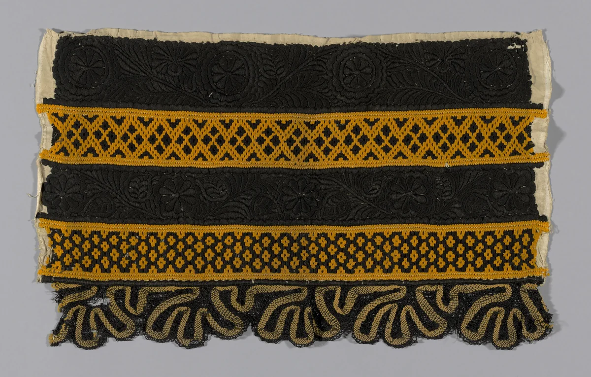 Sleeve by Czech Republic, textile, 1801-1900