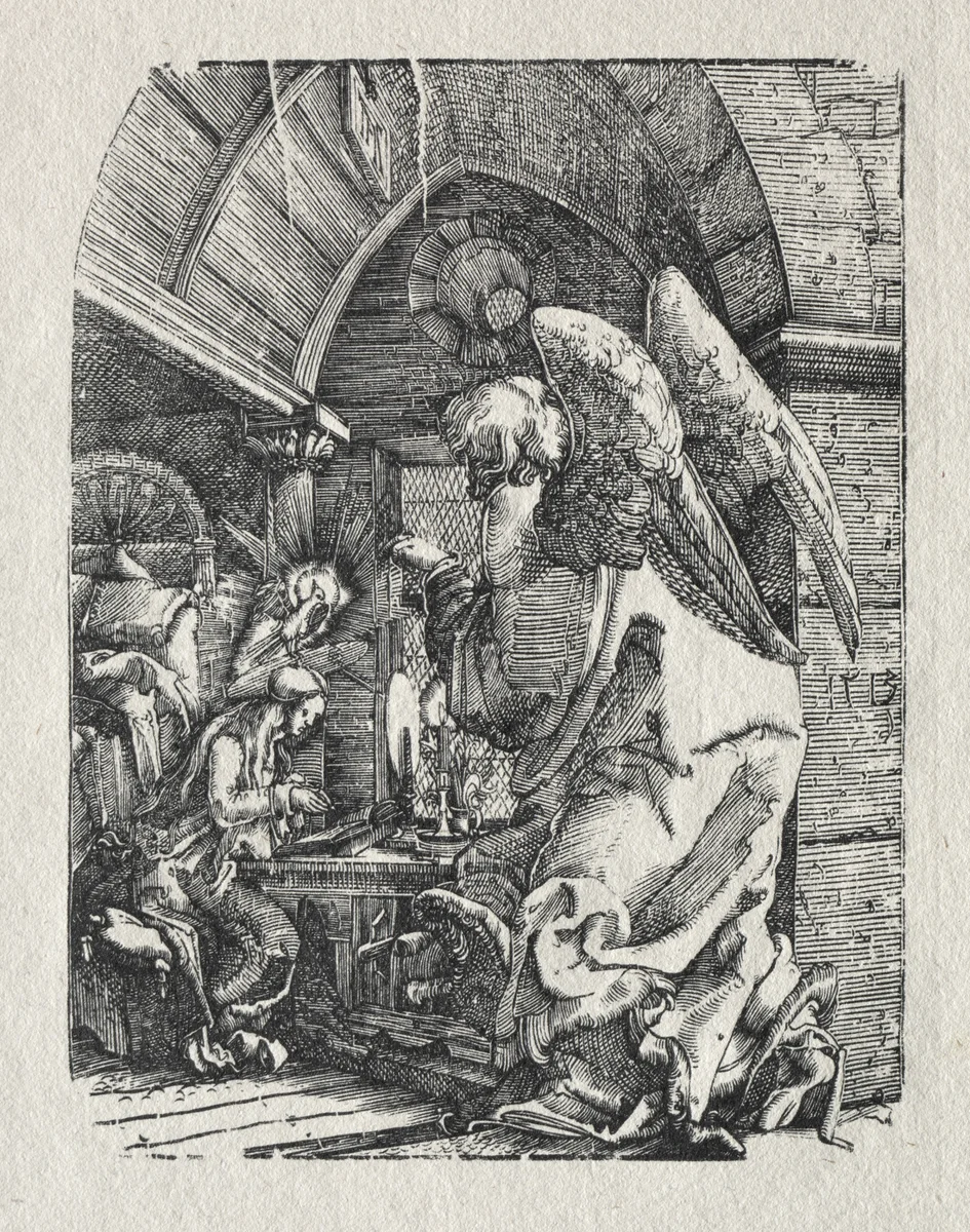 The Annunciation by Albrecht Altdorfer, print, 1513