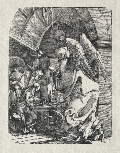 The Annunciation by Albrecht Altdorfer, print, 1513