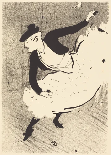 Edmée Lescot by Henri de Toulouse-Lautrec, portfolio, 1893