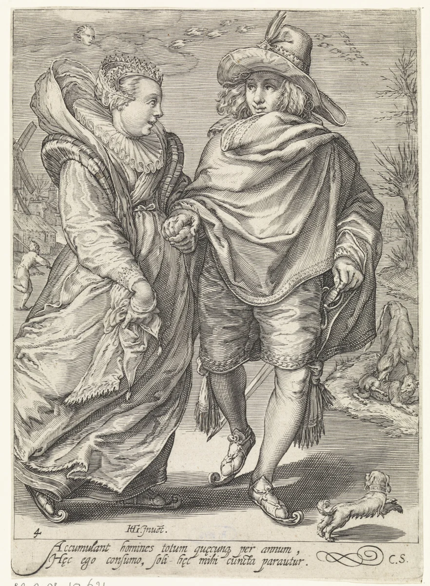 De Winter by anonymous, print, 1601-1651