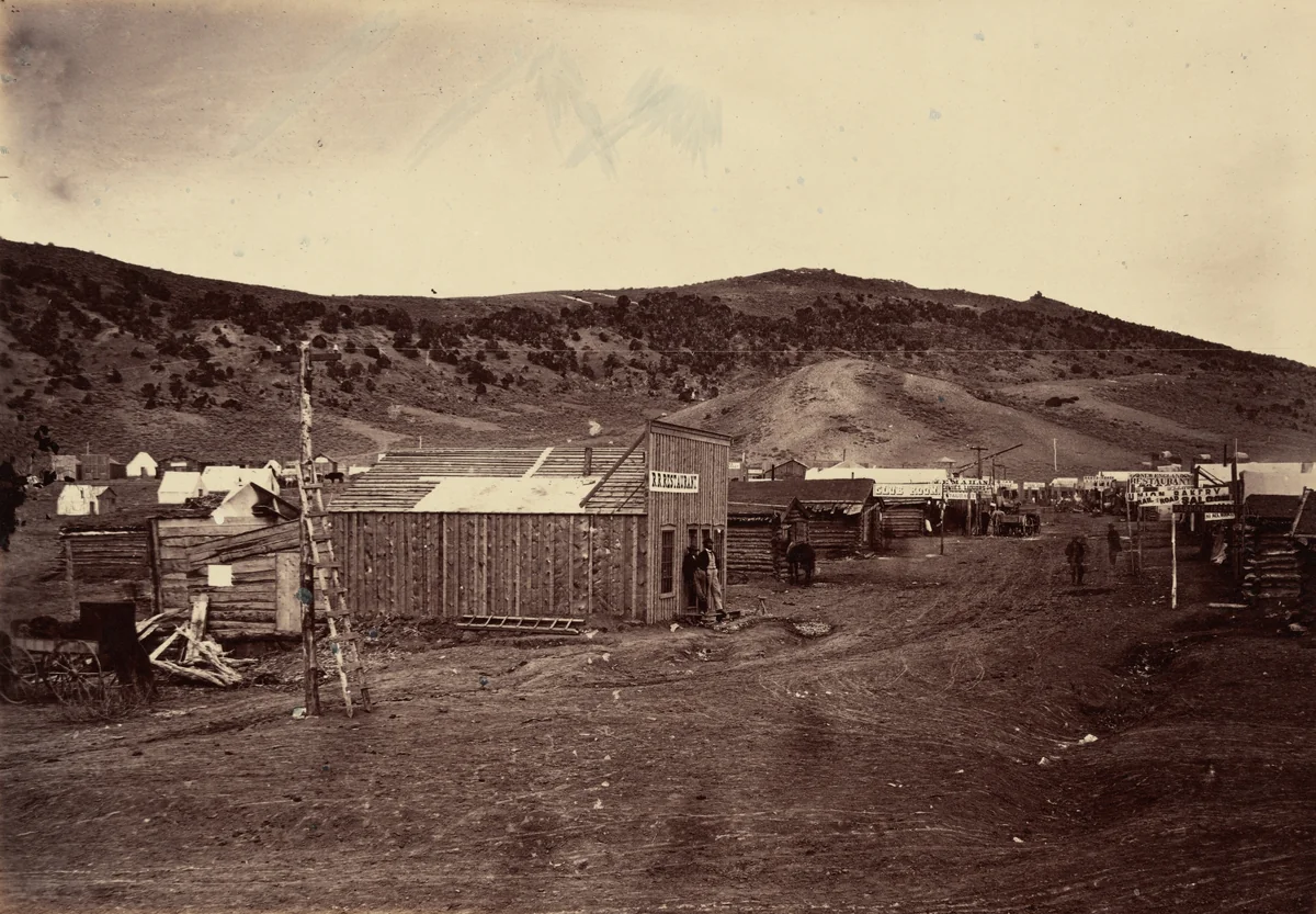 Plate 29. Bear River City, near the Coal Fields by Andrew Joseph Russell, photograph, 1869