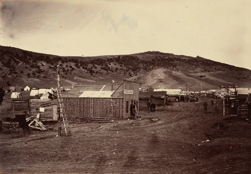 Plate 29. Bear River City, near the Coal Fields by Andrew Joseph Russell, photograph, 1869