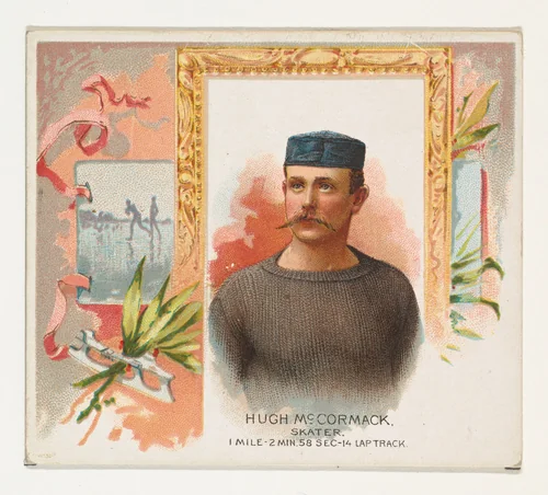 Hugh McCormack, Skater, from World's Champions, Second Series (N43) for Allen & Ginter Cigarettes by Allen & Ginter, print, 1888