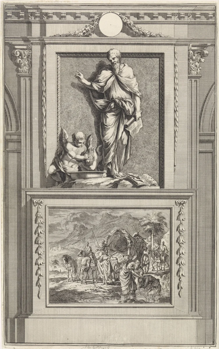 Apostel Filippus by Jan Luyken, print, 1698