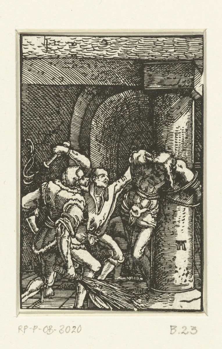 Geseling van Christus by Unknown, print, 1506-1538