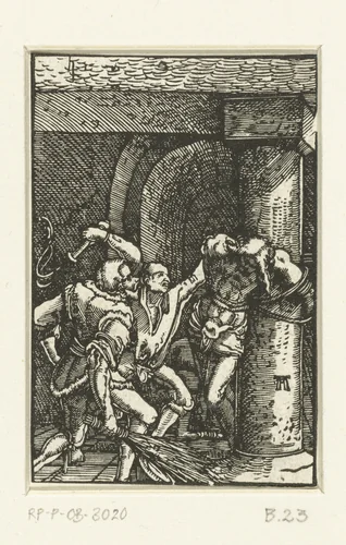 Geseling van Christus by Unknown, print, 1506-1538