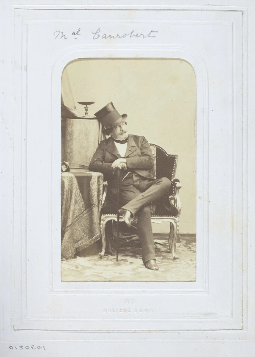 Marshal Caurohert by André Adolphe-Eugène Disdéri, photograph, 1860-1869