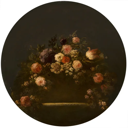 Flowers in a Vase by Giovanni Antonio Pellegrini, painting