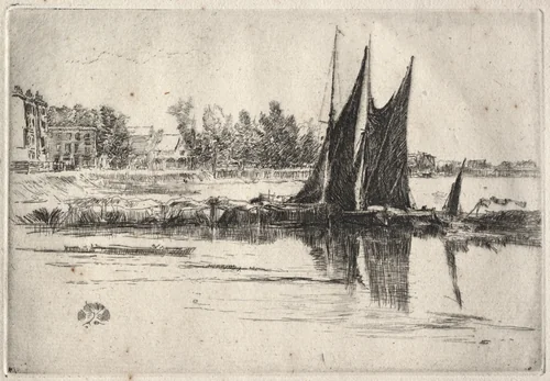 Hurlingham by James McNeill Whistler, print, 1879