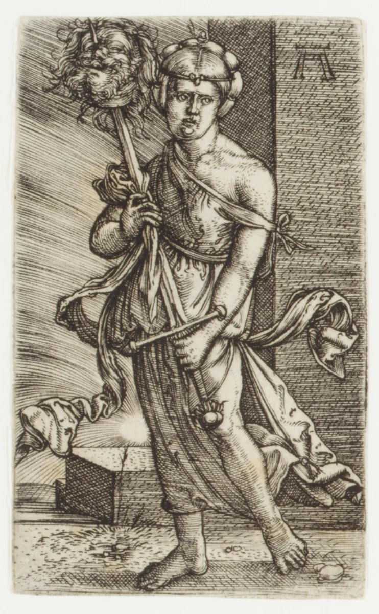 Judith with the Head of Holofernes by Albrecht Altdorfer, print, 1475-1538