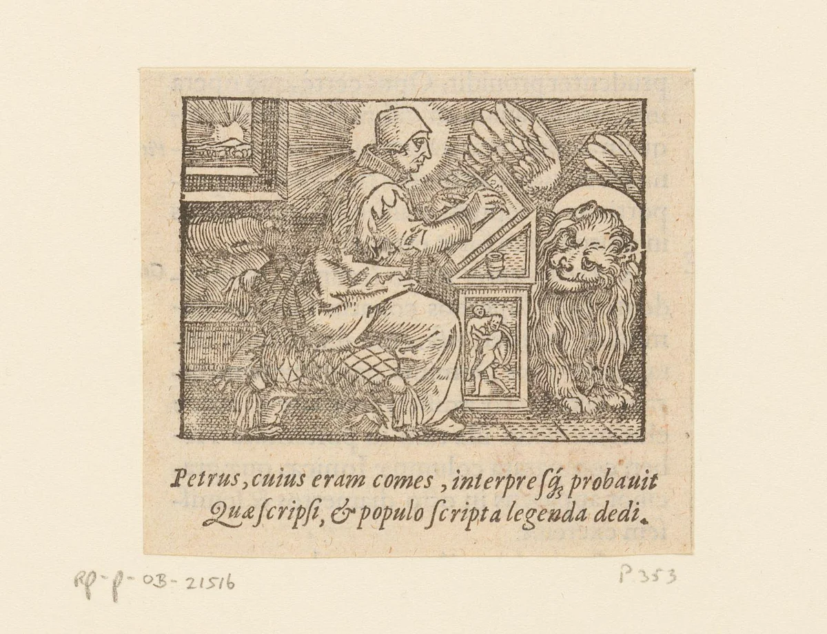 Evangelist Marcus by anonymous, print, 1534