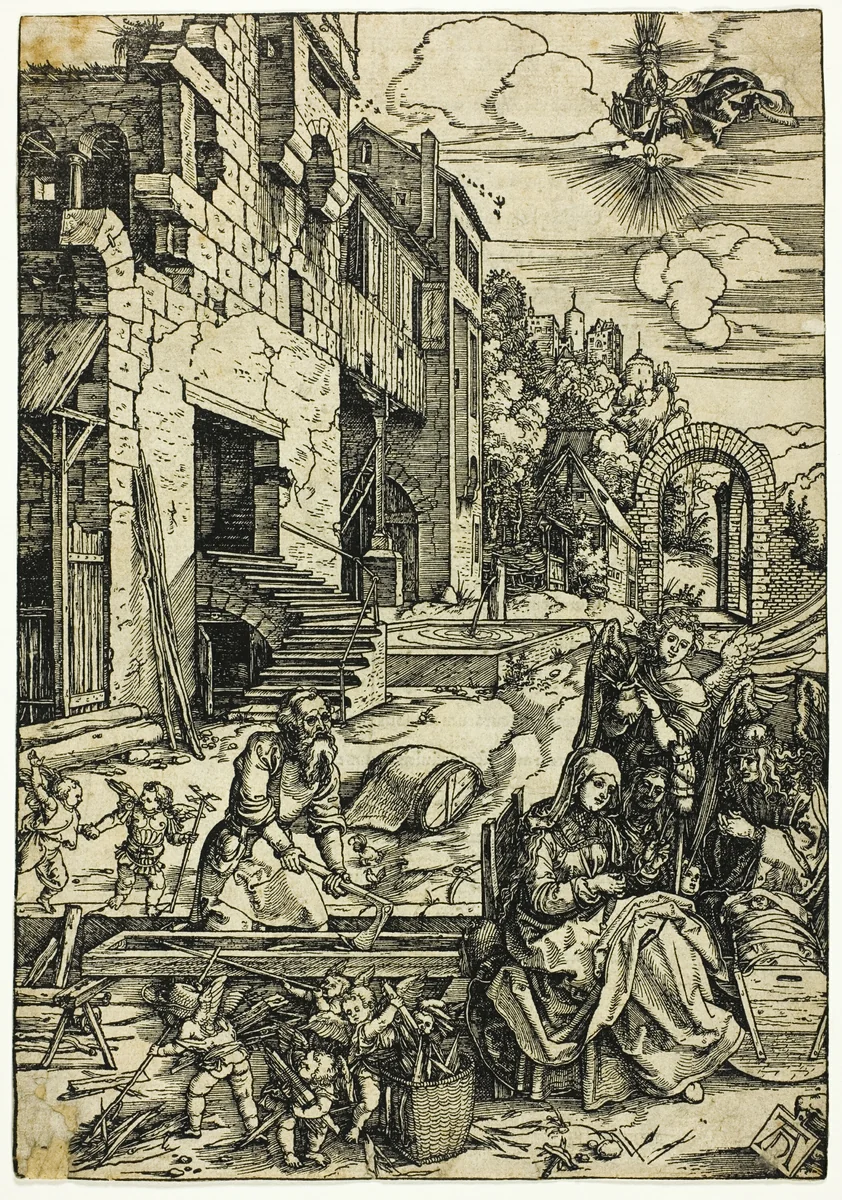 The Holy Family in Egypt, from The Life of the Virgin by Albrecht Dürer, print, 1502