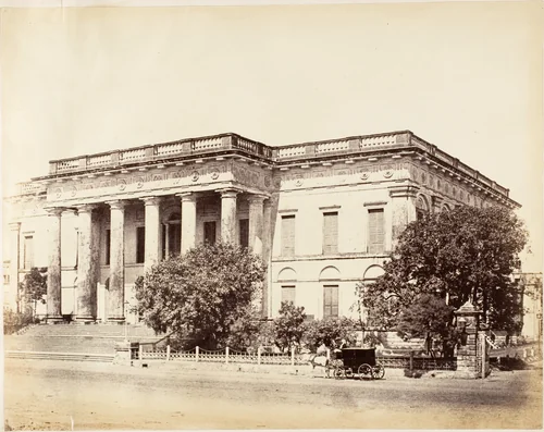 Town Hall, Calcutta by R. B. Hill, photograph, 1850-1859